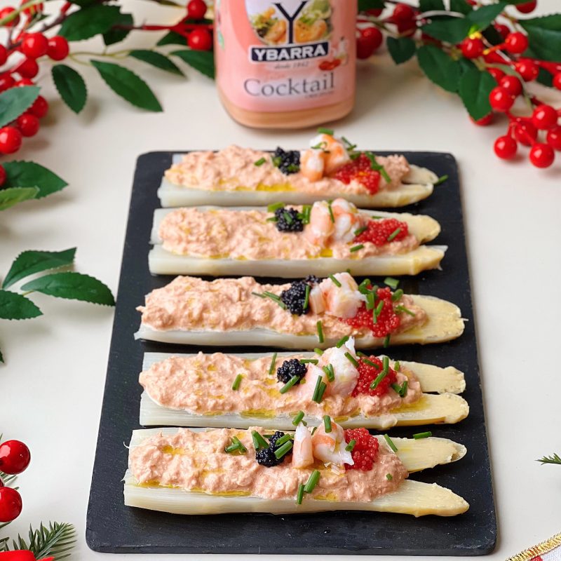 ESPÁRRAGOS RELLENOS DE ATÚN