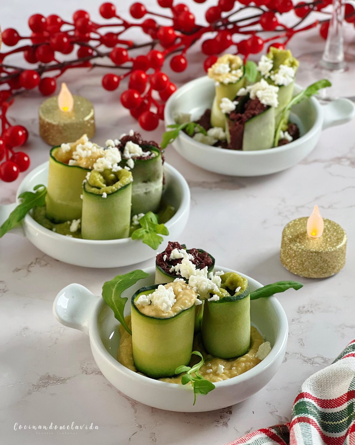 CANELONES DE PEPINO