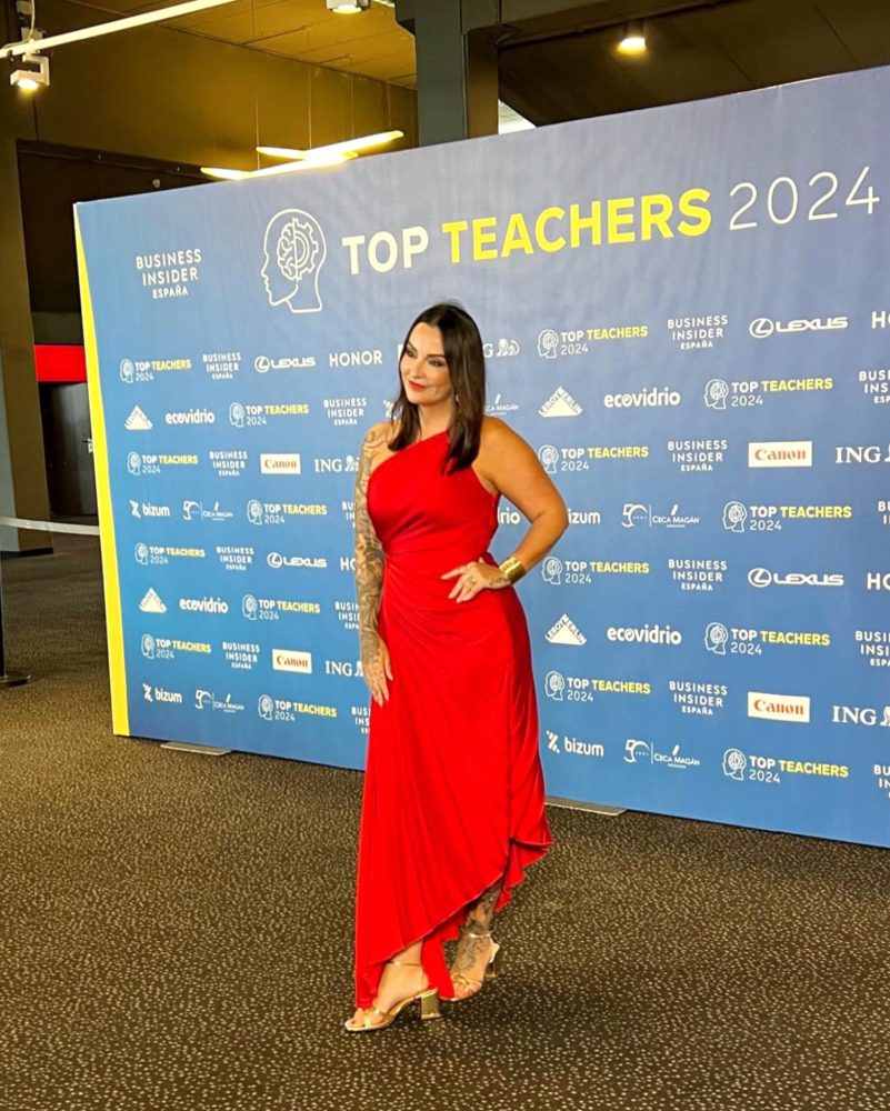 PREMIOS TOP TEACHERS 2024 GANADORA GASTRO Vanessa Venturas